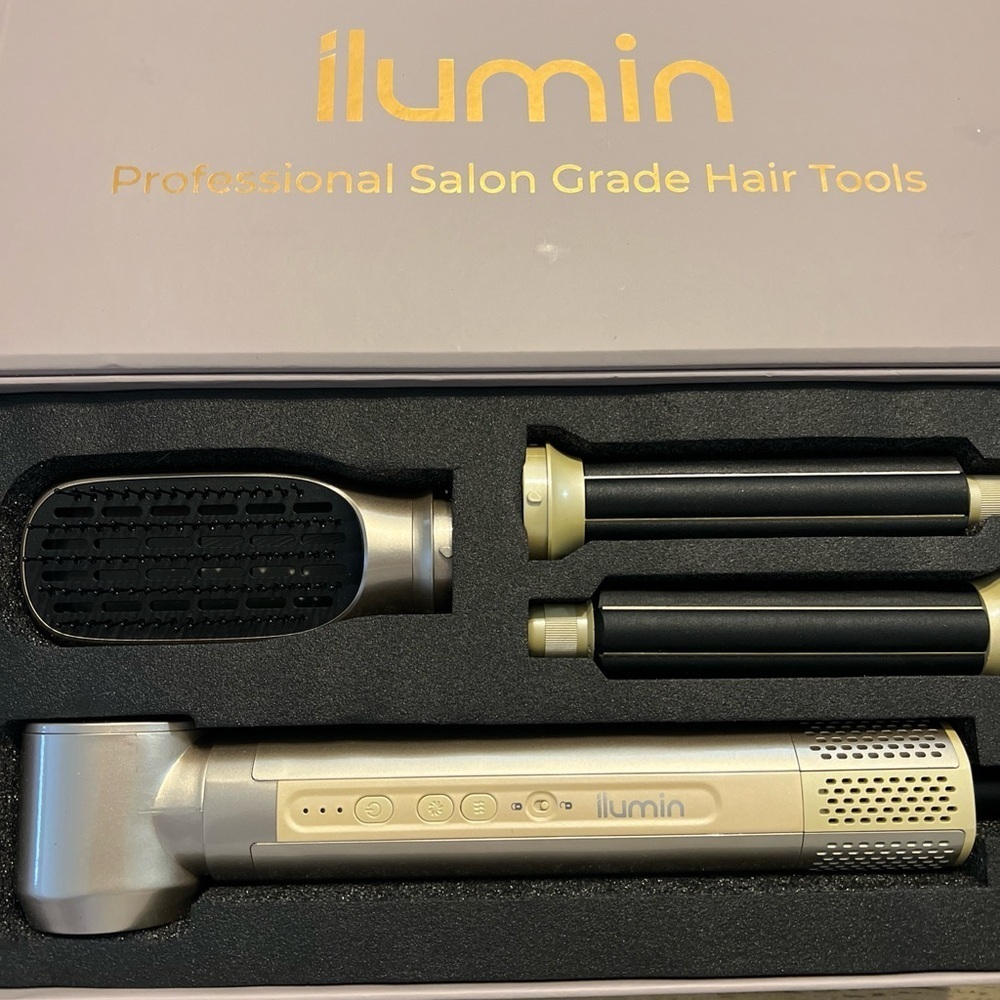 ilumin Ionic Air Styling High Speed Blow Dryer Hair Wrap System - 7 in 1 Hair